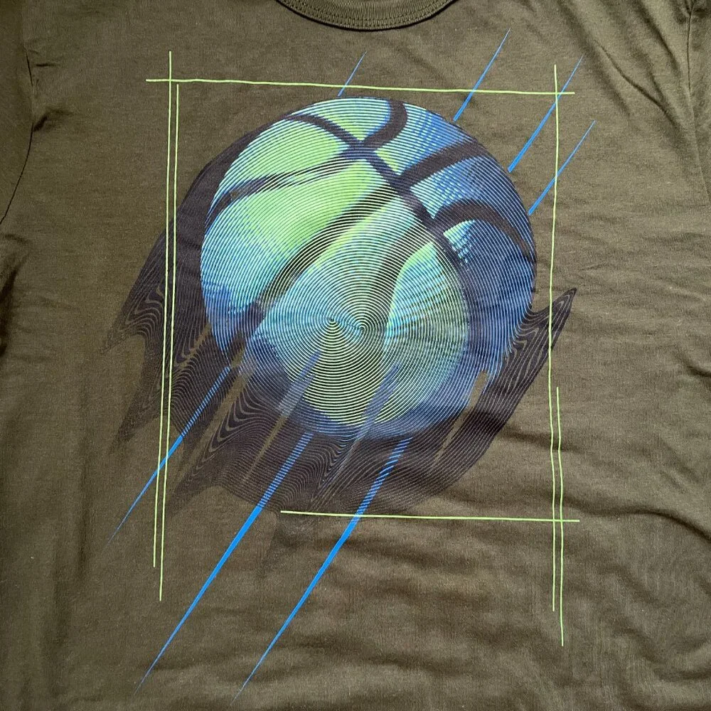 NWT Kids The Children's Place Basketball T-Shirt (Green) L / 10-12